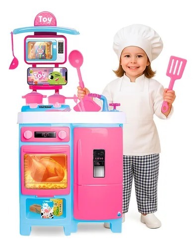 COZINHA TOY CHEF BANCADA COMPLETA